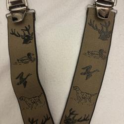 Bretelles motifs chasse