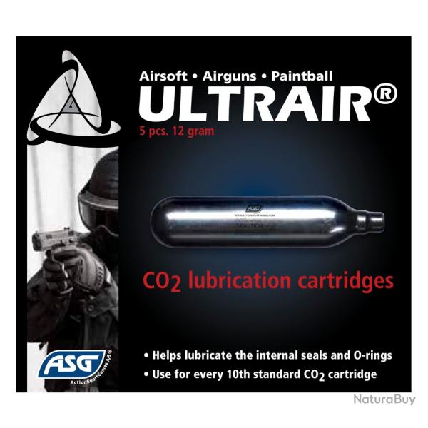 Capsule ASG CO2 Entretien Ultrair  12gr x 5