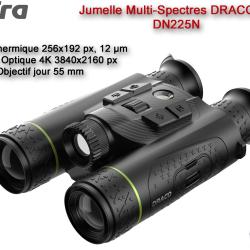 Jumelles thermiques multi-spectrales PIXFRA - Draco D225N 4k