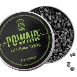 PLOMB  rond domed Powair - Cal.   4.5 mm  Boite de 500