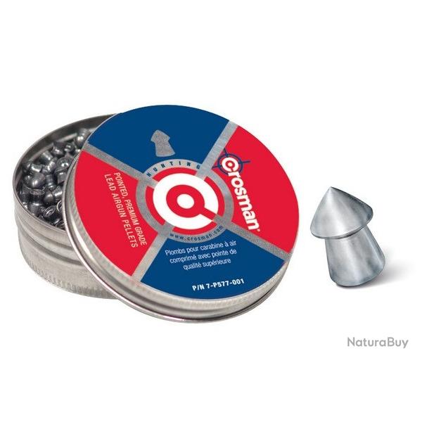 PLOMB  Crosman  POINTED   5.5 mm  Boite de 500
