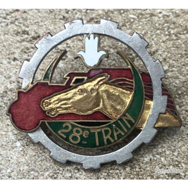 28� Esc. du Train, �mail, roue dent�e argent�e, �pingle horizontale