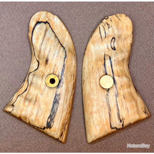 Plaquettes de crosse en Bouleau �chauff� pour Pietta Remington 1858