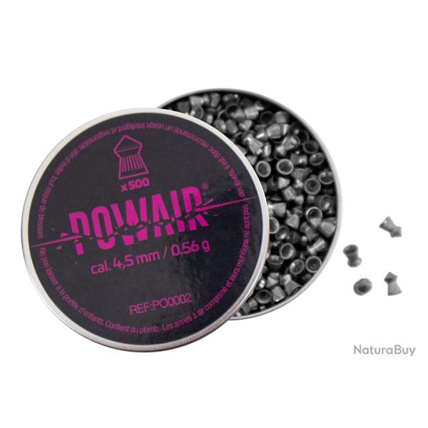 PLOMB  pointus Powair - Cal.   4.5 mm  Boite de 500