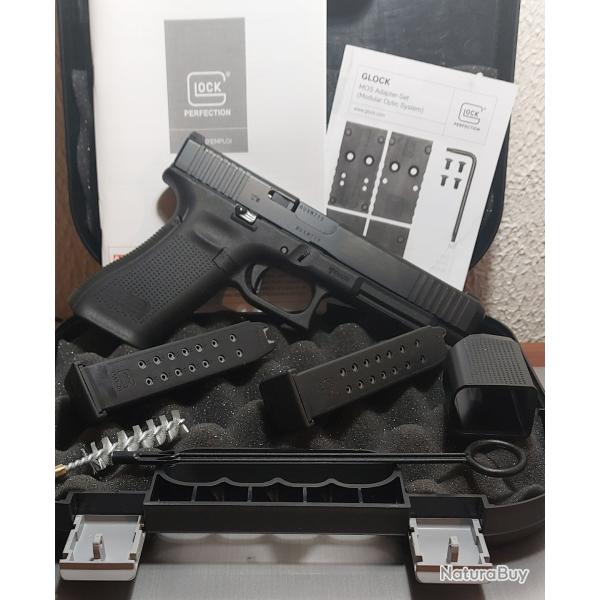 Glock 34 gen5 MOS avec vis�es acier nocture glock