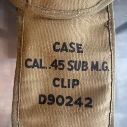 Housse porte chargeur Thompson 45 acp Submachine Gun WW2 D90242