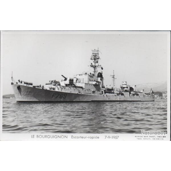 CPA- MARINE DE GUERRE - LE BOURGUIGNON Escorteur - rapide 7-9-1957-N�7480