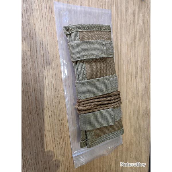 Manchon thermique silencieux 7" 18cm - couleur TAN - NEUF