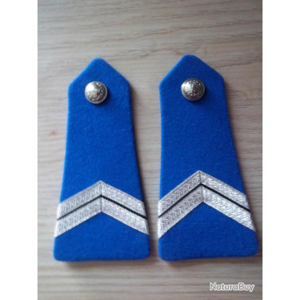 lot pattes d'�paule police gardien titulaire