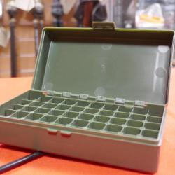 boite plastique de rangement pour 50 munitions de type 45LC /.44 mag