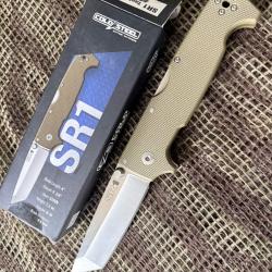 COUTEAU PLIANT COLD STEEL SR1 TANTO 62LA NEUF
