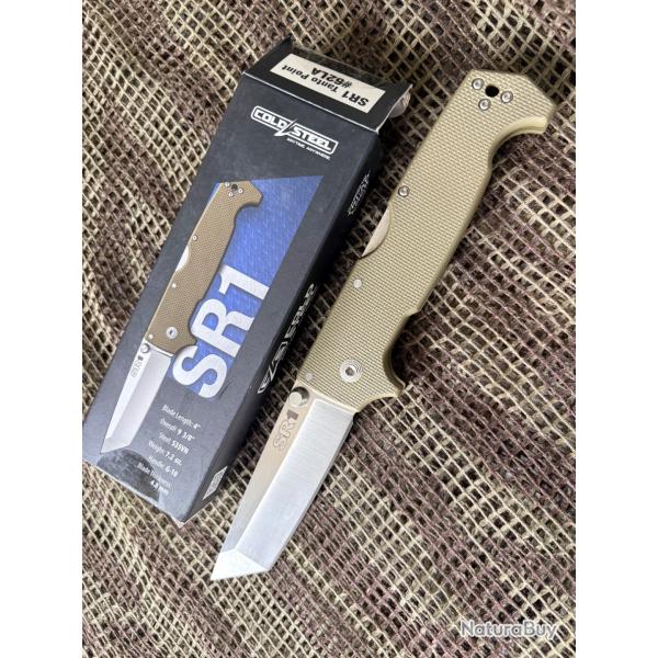 COUTEAU PLIANT COLD STEEL SR1 TANTO 62LA NEUF