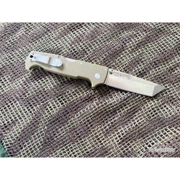 COUTEAU NEUF PLIANT COLD STEEL SR1 TANTO 62LA