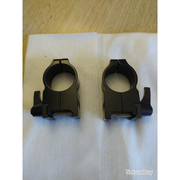 Montage warne acier 1 pouce ulrta haut quick detach ref 203L