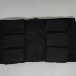 4 Portes cartouches MOLLE Tasmanian Tiger noir 6 emplacement