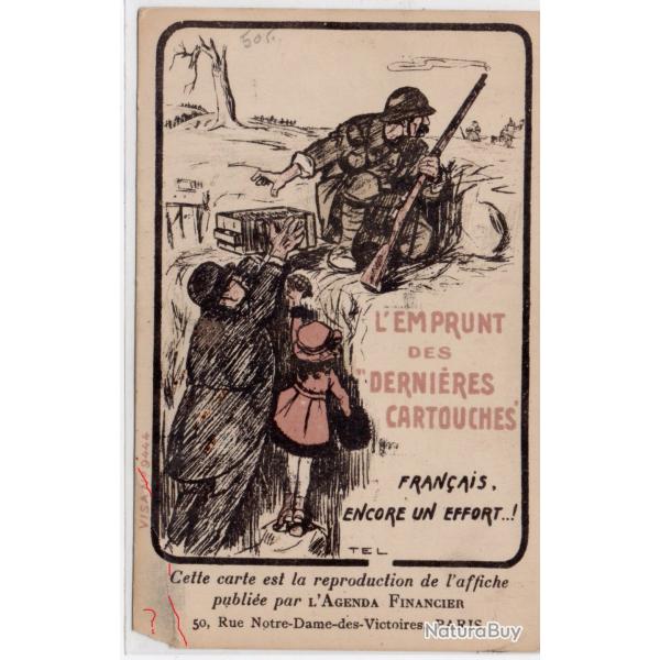 CPA - LEMPRUNT DES DERNIERES CARTOUCHES FRANCAIS ENCOR UN EFFORT  -N�7486