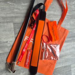 lot chasse battue orange complet