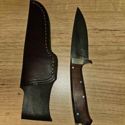 Couteau de chasse damas