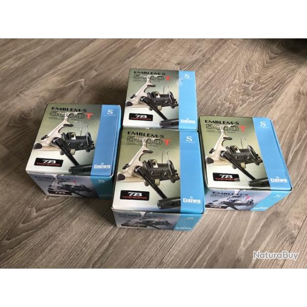 4 Daiwa emblem S 5000 T (NEUF)