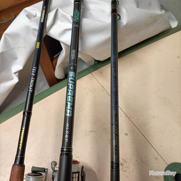 Vends 3 Cannes � p�che