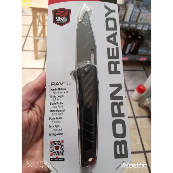 Couteau real avid blade