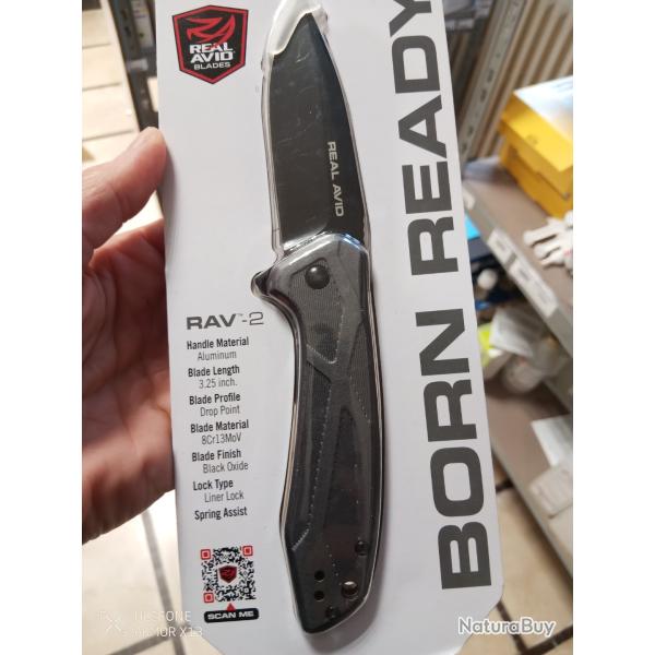 Couteau real avid blade RAV 2