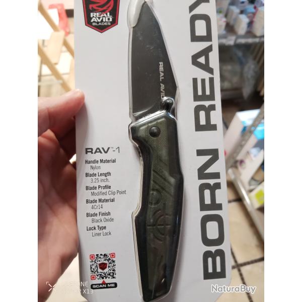 Couteau real avid blade RAV 1