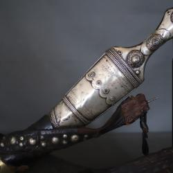 Une dague jambiya Arabe - P&eacute;ninsule Arabique, Arabie Saoudite ou Yemen,19&egrave;me d&eacute;but 20&egrave;me si&egrave;cle