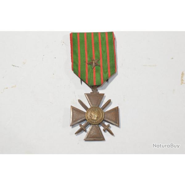 Croix de Guerre Fran�aise WW1 Poilu 1914/1918 French  M�daille 14/18   (20B)