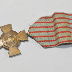 Croix M&eacute;daille du Combatant France 14/18 1914/1918 Poilu Fran&ccedil;ais french WW1  (17B)