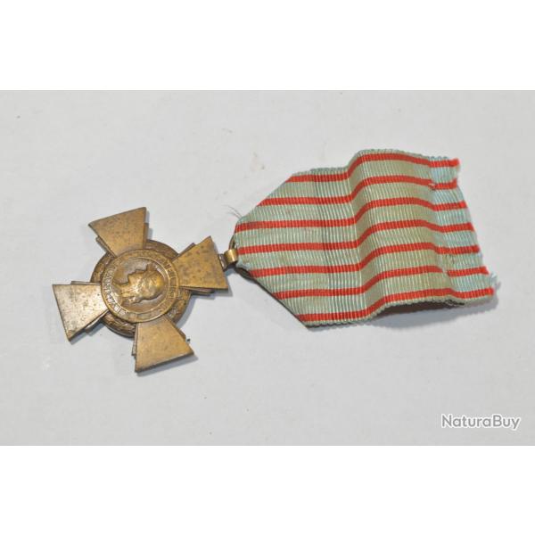 Croix M�daille du Combatant France 14/18 1914/1918 Poilu Fran�ais french WW1  (17B)