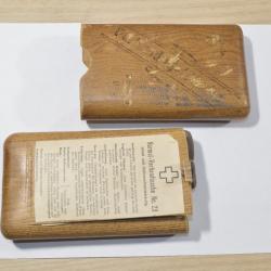Trousse  pansement m&eacute;dical Militaire  civil 1930/1940 Militaire WW2 (24)