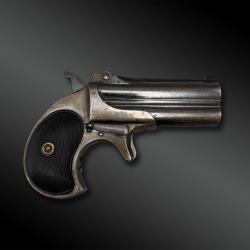 PISTOLET Remington Deringer Over Under mod&egrave;le N&deg;3 - Etats-Unis - 1888-1912