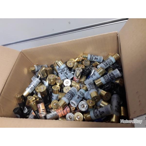 Lot de 7,8kg de cartouches en vrac cal.12