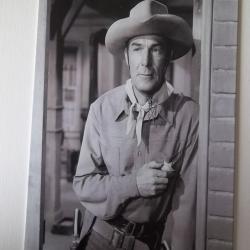 Plaque m&eacute;tal western Randolph S