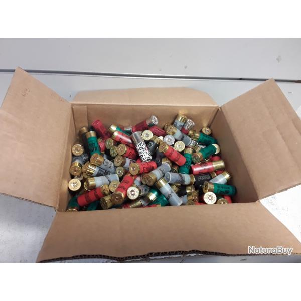 Lot de 7,6kg de cartouches vrac cal.12