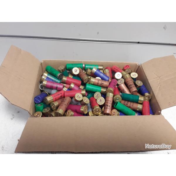 Lot de 7,7kg cartouches vrac cal.12