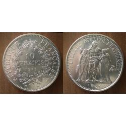 France 10 Francs 1971 Hercule Argent Frs Frs Frc Piece Europe