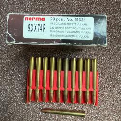Balles Norma Vulkan 9.3x74R