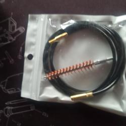 Cordon de nettoyage souple avec &eacute;couvillon pour calibre 30