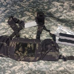CHEST RIG FERRO CONCEPT MULTICAM BLACK