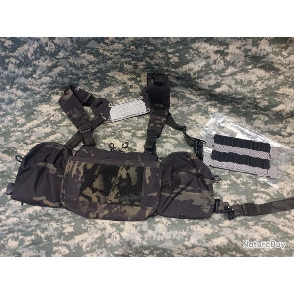 CHEST RIG FERRO CONCEPT MULTICAM BLACK