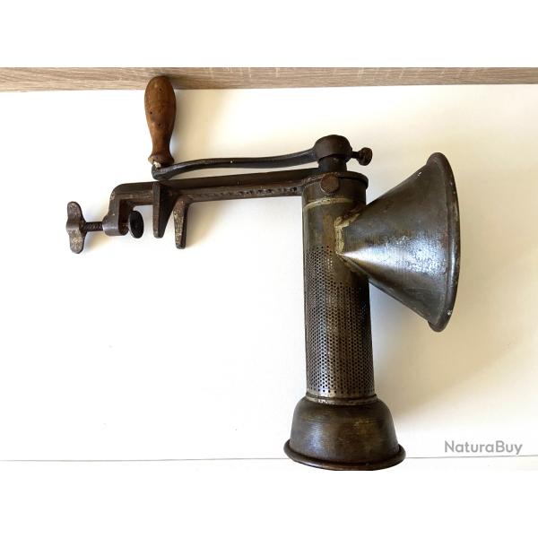 Ancien Hachoir � Viande Vintage Manuel J. BOBIN Paris France SGDG 1930-1940