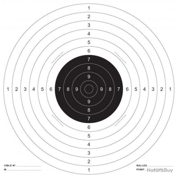 Cibles papier c50 Umarex 51x52 - pack de 100 Default Title