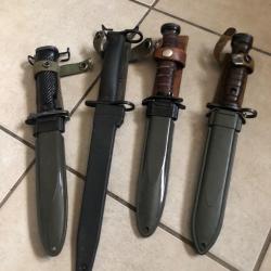 Lot de ba&iuml;onnettes