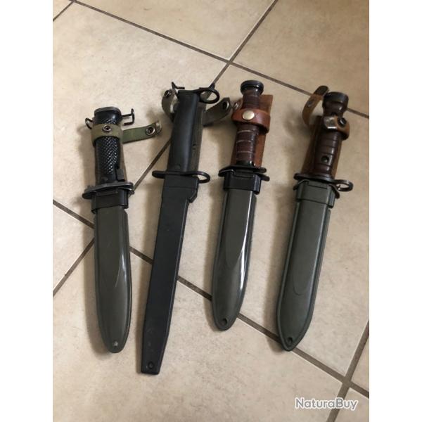 Lot de ba�onnettes