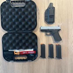 GLOCK 43X FS silver slide