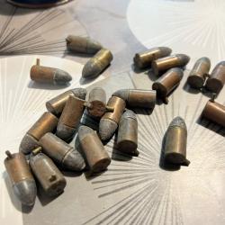 20 munitions 9mm &agrave; broche