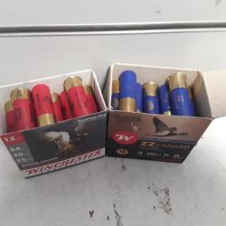 Lot de 45 cartouches Winchester ACIER cal.12