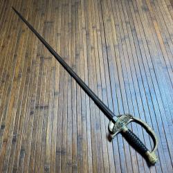 &Eacute;P&Eacute;E 1837 DE MARINE NATIONALE FRAN&Ccedil;AISE LAME POIN&Ccedil;ONN&Eacute; AU BONNET PHRYGIEN BACKES & DELACOUR